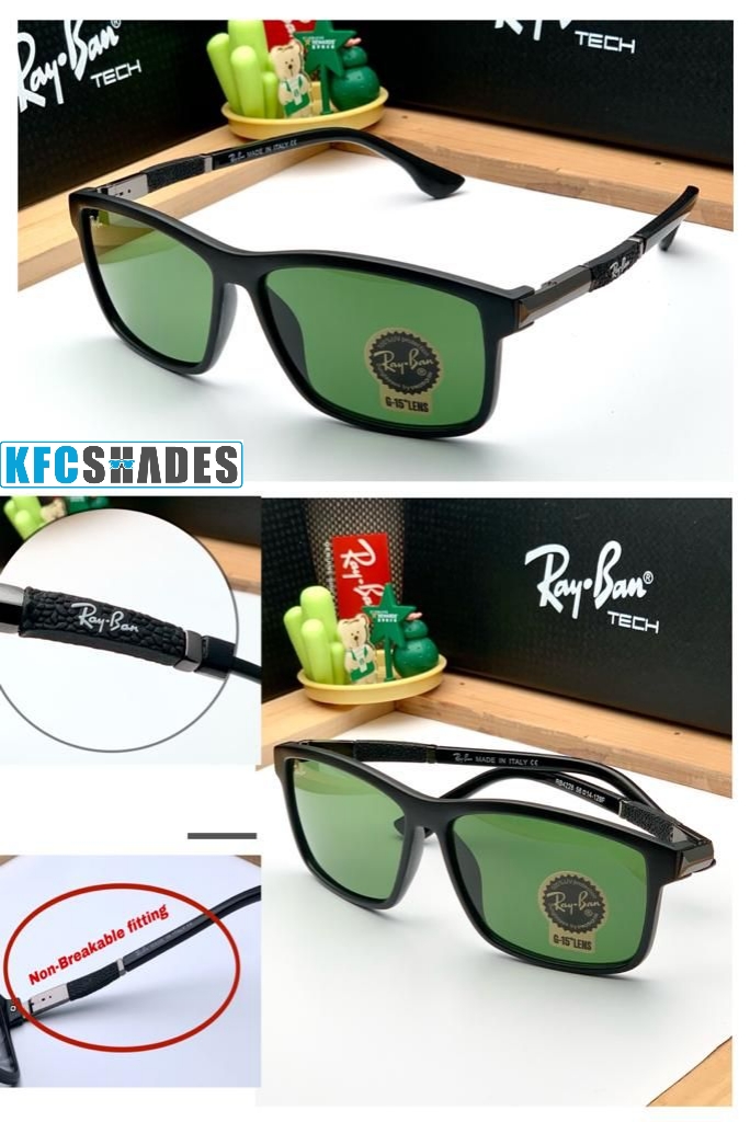 RB 4228 BLACK GREEN UV-400 SUNGLASSES