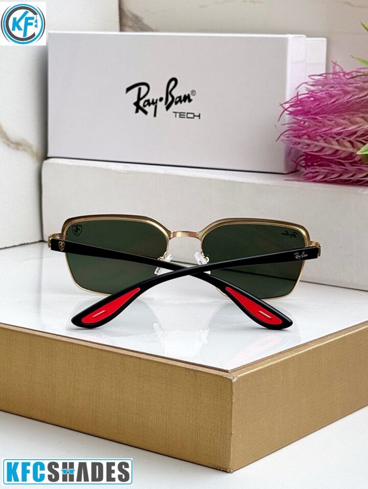 RB #7 METAL GOLD GREEN UV-400 SUNGLASSES kooda koon - KFC Shades